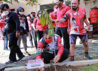 Peringati Bulan Bung Karno, DPC PDI Perjuangan Surakarta Tanam Pohon Sala