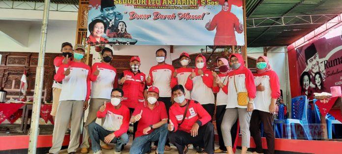 Peringati Bulan Bung Karno, Ito Anjarini Gelar Donor Darah