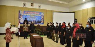 Perkuat Kinerja Desa, Ristawati Purwaningsih Lantik Forkom BPD