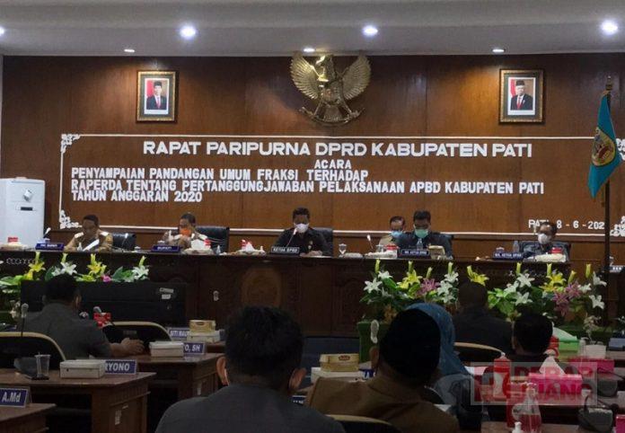 Rapat Paripurna, Fraksi PDI Perjuangan Pati Meminta Pelayanan Kesehatan Ditingkatkan