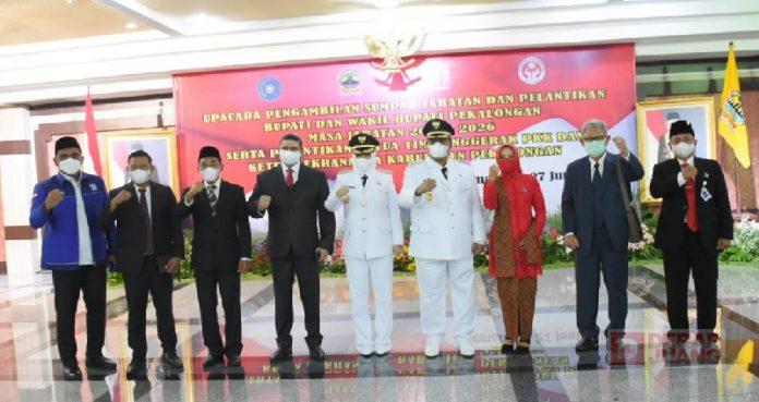 Resmi Dilantik, Fadia-Riswadi Siap Melayani Masyarakat