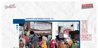 Sentra Vaksinasi Akhir, Bupati Demak Pastikan Demak Membaik