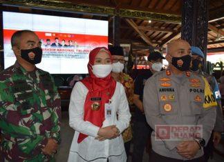 Serbuan Vaksinasi Nasional, Bupati Demak: Maksimalkan Penanganan Terbaik