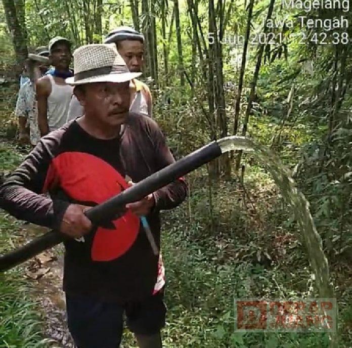 Sinergitas 3 Pilar Partai Kabupaten Magelang Tuntaskan Kekeringan Desa Sugihmas