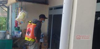 Tak Ingin Covid-19 Menjalar, PAC Margadana Lakukan Penyemprotan Disinfektan