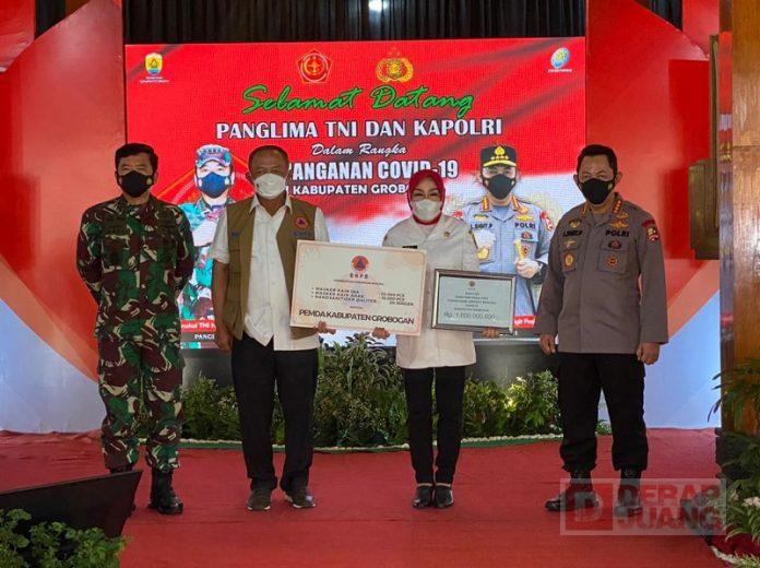Temani Panglima TNI, Kapolri, dan Kepala BNPB, Sri Sumarni Tegaskan Grobogan Bisa