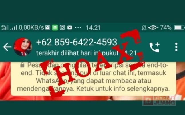 Terkait Akun Palsu Mengatasnamakan Bupati Klaten, Sri Mulyani Saya Minta Masyarakat Tetap Waspada