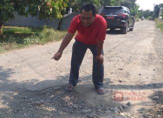 Tinjau Jalan Rusak, Ketua DPRD Pemalang Ingatkan Janji Kampanye Bupati