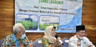 Wabup Kebumen Ajak Generasi Milenial Kembangkan Sektor Pertanian Berbasis Teknologi