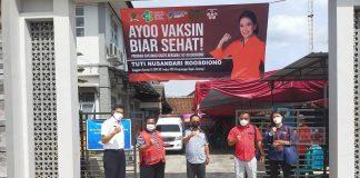 Anggota DPR RI, Tuti Roosdiono Targetkan 4.000 Vaksinasi Gratis