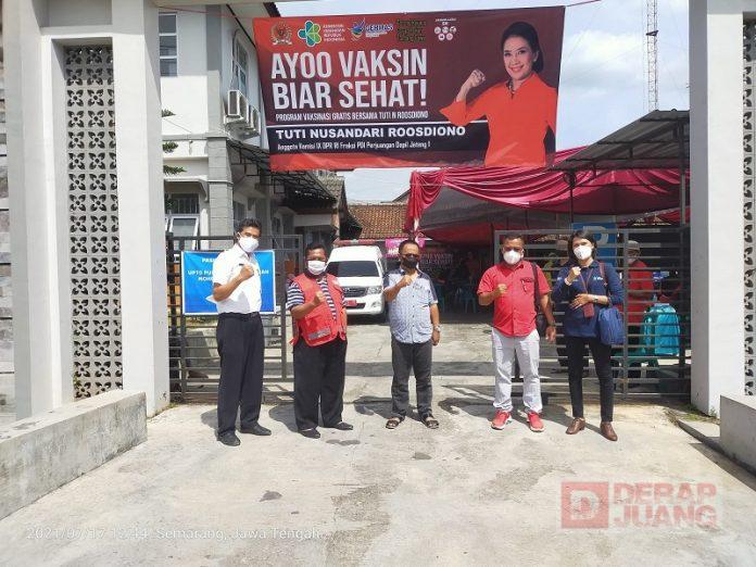 Anggota DPR RI, Tuti Roosdiono Targetkan 4.000 Vaksinasi Gratis
