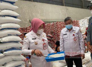 Bupati Grobogan Sidak Pastikan Kelayakan Beras Guna Disalurkan Progam KPM Dan BNPT