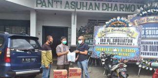 DPC PDI Perjuangan Banyumas Berikan Bantuan Sembako Kepada Panti Asuhan Dharmo Yuwono