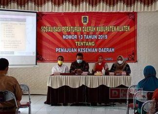 Gelar Sosialisasi Perda Pemajuan Kesenian, Hartanti: Kesenian Dapat Memperkokoh Jati Diri Bangsa