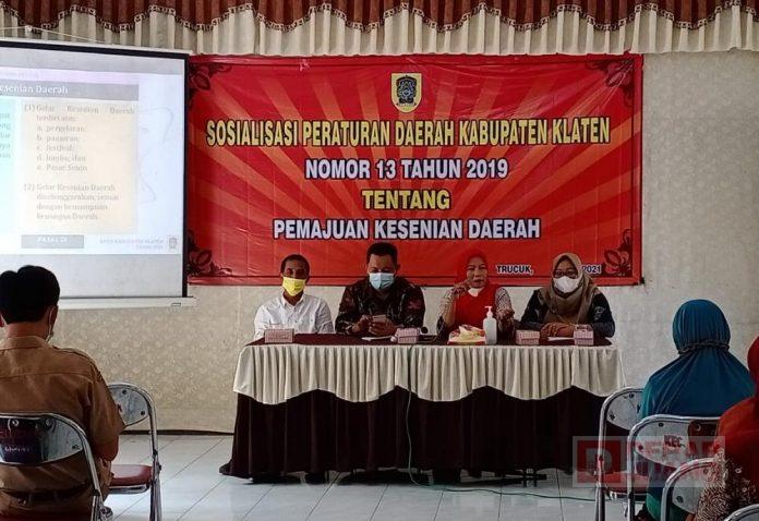 Gelar Sosialisasi Perda Pemajuan Kesenian, Hartanti Kesenian Dapat Memperkokoh Jati Diri Bangsa