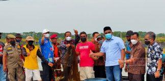 Hadiri Panen Raya Udang Vaname, Riswadi Dorong Pertumbuhan Ekonomi Masyarakat Pembudidaya