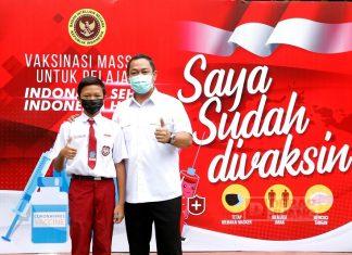 Hendrar Prihadi Resmi Mulai Vaksinasi Usia 12-17 Tahun