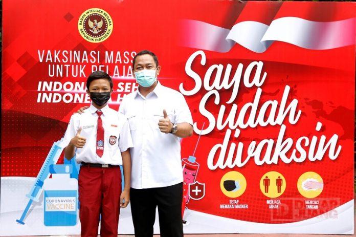 Hendrar Prihadi Resmi Mulai Vaksinasi Usia 12-17 Tahun