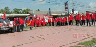 Holopis Kuntul Baris, DPC PDI Perjuangan Cilacap Basmi Covid-19 di Gandrungmangu