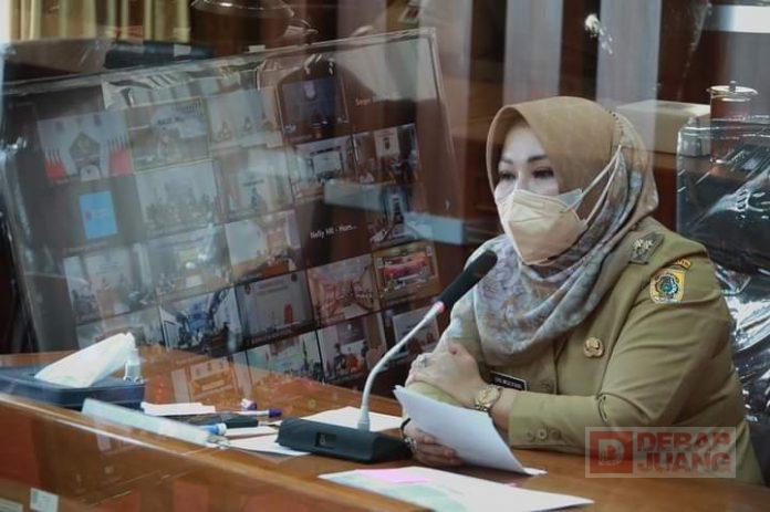 Ikuti Virtual Rakor Penanganan Covid-19, Sri Mulyani Butuh Pengertian dan Kesadaran Dari Semua Pihak