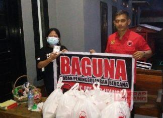 Kader Jalani Isoman, PDI Perjuangan Kebumen Bagikan Vitamin dan Sembako