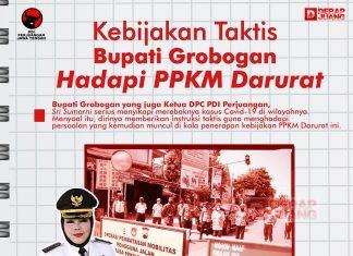 Kebijakan Taktis Bupati Grobogan Hadapi PPKM Darurat