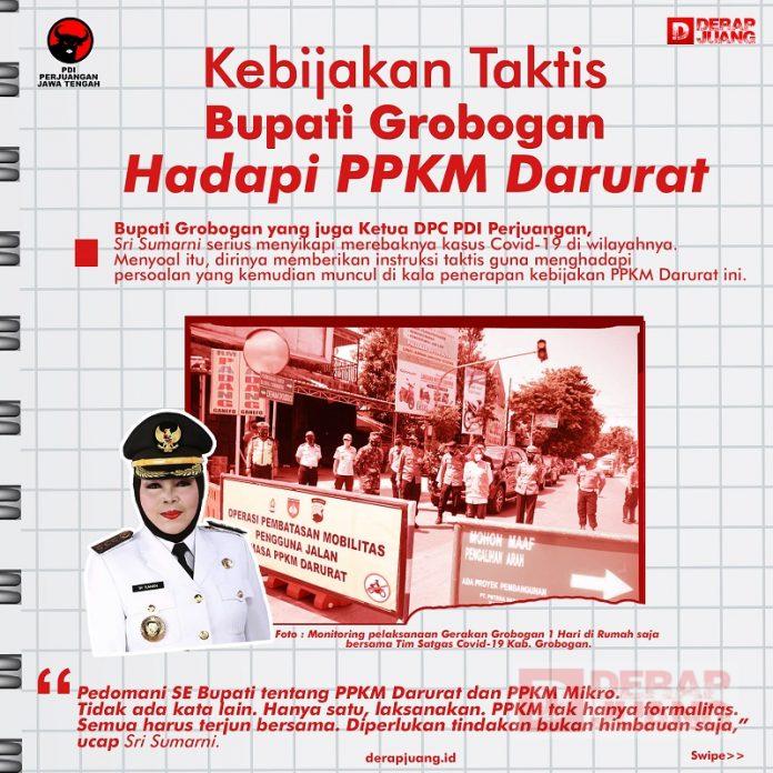 Kebijakan Taktis Bupati Grobogan Hadapi PPKM Darurat