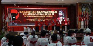 Kerja Kemanusiaan, DPD PDI Perjuangan Jawa Tengah Gelar Vaksinasi