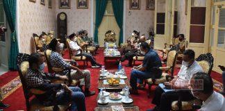 Koordinasi bersama Abdi Ndalem Kadilangu, Bupati Demak Urun Rembug Kala Kondisi PPKM Darurat