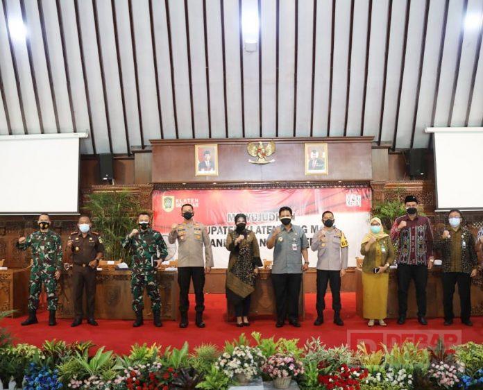 Lepas Kenal Kapolres Baru, Bupati Klaten Berikan Apresiasi Kepada Kapolres Lama(2)