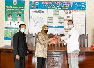 Linda Salurkan Bantuan untuk Warga Terdampak Pandemi Covid-19
