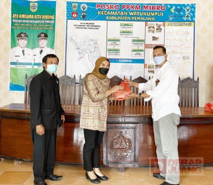 Linda Salurkan Bantuan untuk Warga Terdampak Pandemi Covid-19