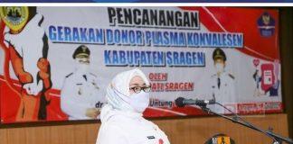 Mbak Yuni Ajak ASN Penyintas Covid-19 di Sragen Donorkan Plasma Konvalesen