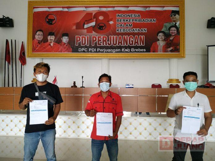 PDI Perjuangan Brebes Giat Vaksin Kerjasama dengan Polres Brebes