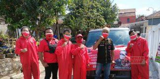 Pasien Covid-19 Meningkat, Bambang Haryanto Bachrudin Lakukan Penyemprotan Disinfektan