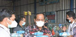 Pastikan Stock Tabung Oksigen Terpenuhi, Riswadi Tinjau Penyuplai