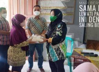 Peni Serahkan Bantuan dari Dishanpan Provinsi ke Masyarakat