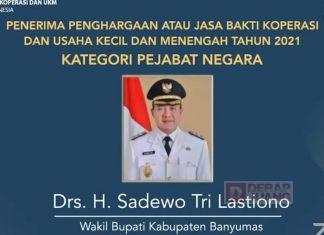Raih Penghargaan Tingkat Nasional, Sadewo Optimis Majukan Perkoperasian di Banyumas