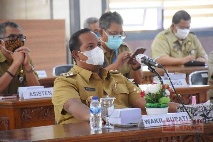 Rakor Penanganan Pandemi, Riswadi Sampaikan 4 Hal Penting