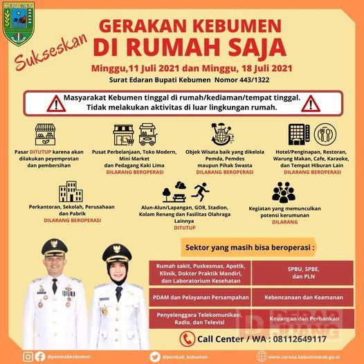 Rista Ajak Warga Sukseskan Gerakan Kebumen di Rumah Saja