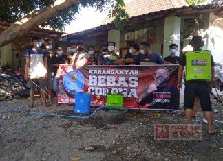 Rober Christanto Gandeng P4GN Lawu Semprot Cairan Disinfektan di Fasilitas Umum