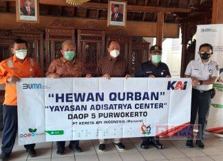 Sadewo Terima Bantuan Hewan Kurban dari PT KAI dan Yayasan Adisatria Center