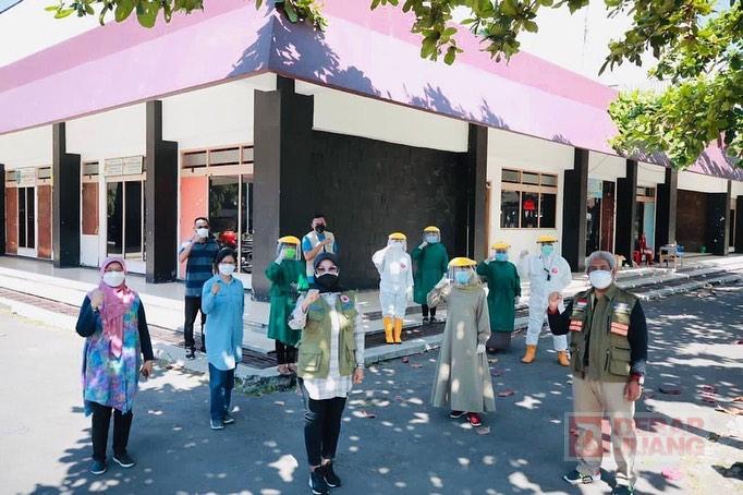 Sri Mulyani Terima Bantuan Oksigen dari PT Petrokimia