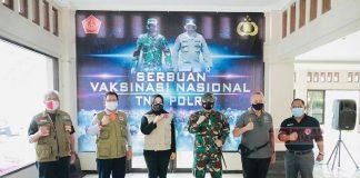 Sri Mulyani Tinjau Vaksinasi Covid-19 di Gedung Sunan Pandanaran Klaten