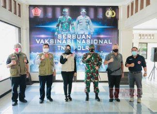 Sri Mulyani Tinjau Vaksinasi Covid-19 di Gedung Sunan Pandanaran Klaten
