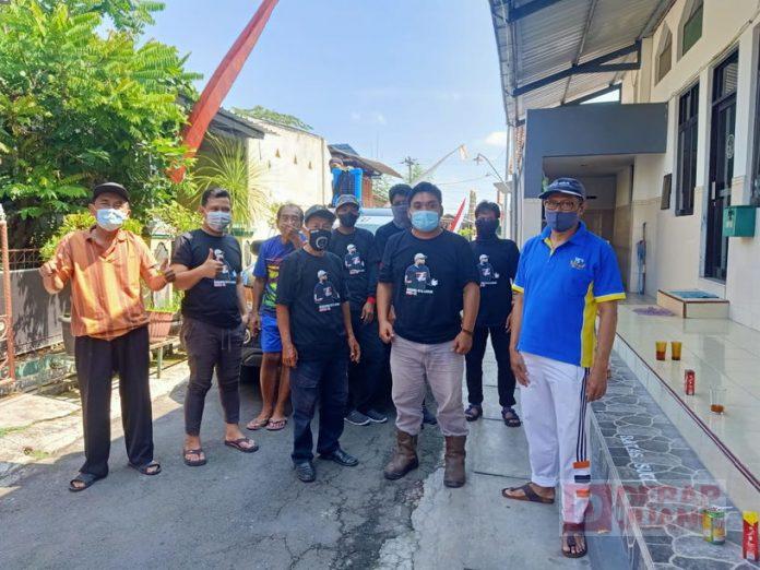 Tekan Penyebaran Covid-19, PDI Perjuangan Karanganyar Lakukan Penyemprotan Disinfektan