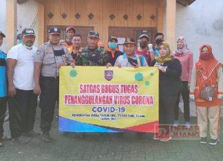 Tekan Sebaran Virus Corona, Mbak Olif Jalin Sinergitas TNI-Polri
