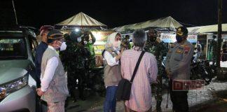 Terapkan PPKM Darurat, Bupati Tiwi Lakukan Sidak Pemberlakuan Jam Malam