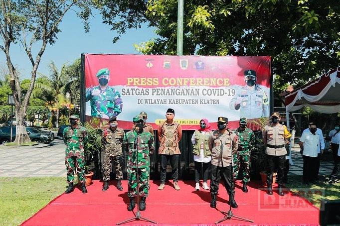 Terapkan PPKM Darurat, Kasus Positif Covid-19 di Kabupaten Klaten Menurun