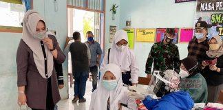 Tinjau Vaksinasi Anak Sekolah, Afna: Antusias Sangat Baik dan Anak-anak Bersemangat